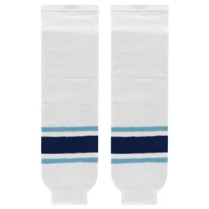 K1 Sportswear University of Maine Black Bears White Knit Ice Hockey Socks