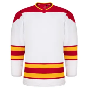 Kobe Sportswear K3G48W 2021 Calgary Flames Home White Pro Series Hockey Jersey