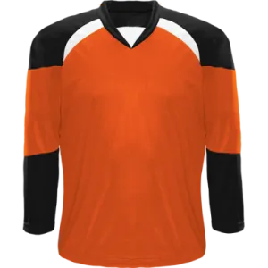 Kobe XJ5 Bright Orange/Black/White Midweight League Hockey Jersey