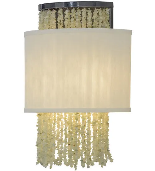 11"W Jade Charm Contemporary Wall Sconce