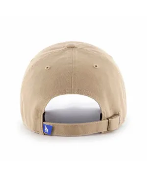 47 Brand Los Angeles Dodgers Clean Up Baseball Cap, Khaki, One Size