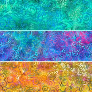 All Over Squiggles Cotton Batik Fabric