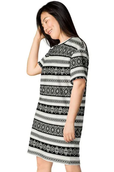 Arabesque T-shirt dress