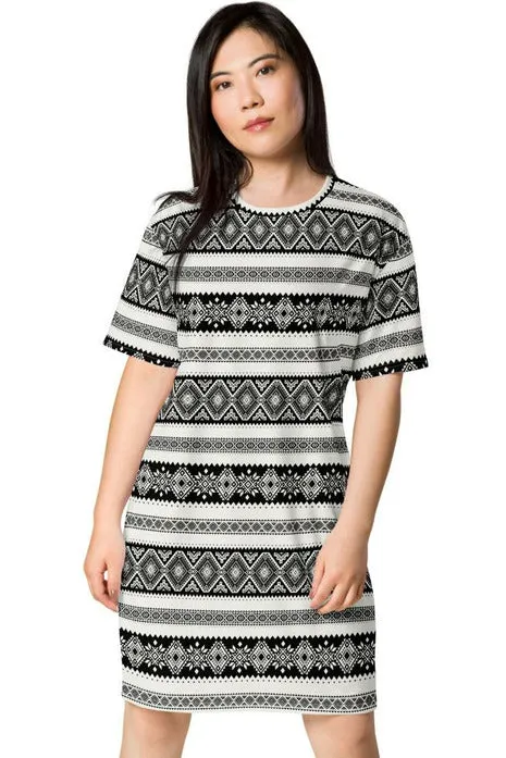 Arabesque T-shirt dress