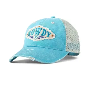 ARIAT Rowdy Rodeo (Blue/Grey) - Women's Trucker Cap