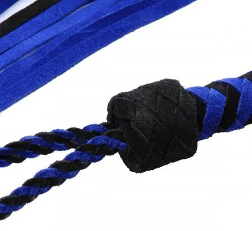 Black and Blue Suede Flogger