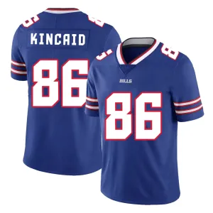 Buffalo Bills Jersey #86 Kincaid Royal Blue Youth Adult Men's Football Team Color Home Player Jersey