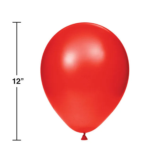 Bulk Classic Red Latex Balloons (180 per Case)