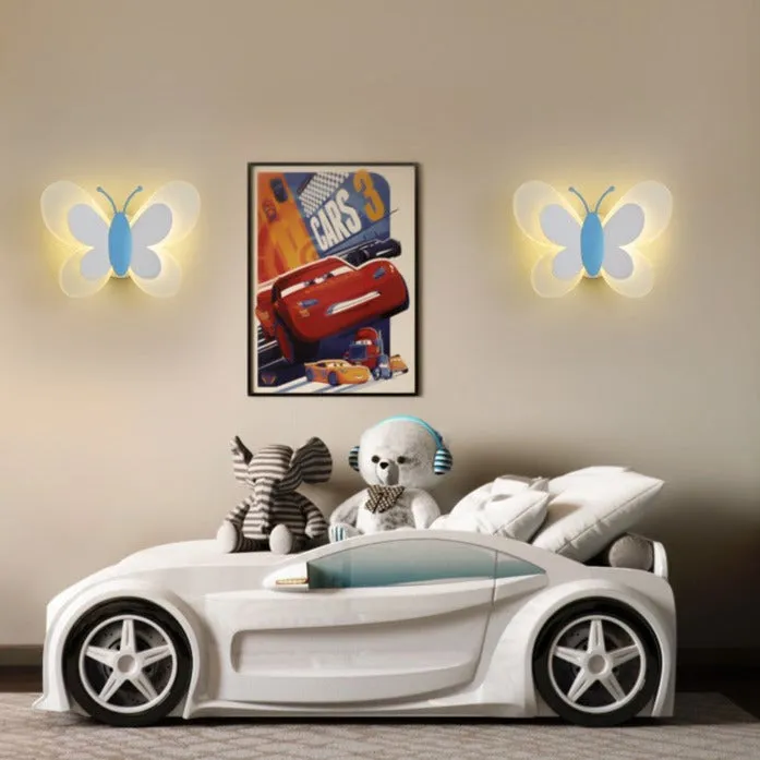 Butterfly-Shaped Led Wall Lamp Acrylic Decorative Lighting for Kid's Room