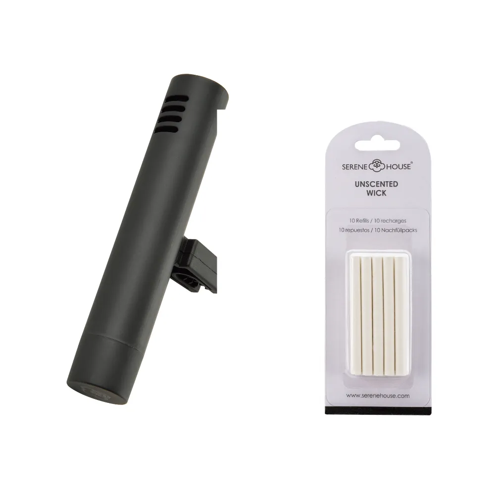 Car Scent Vent Clip & Wick Set