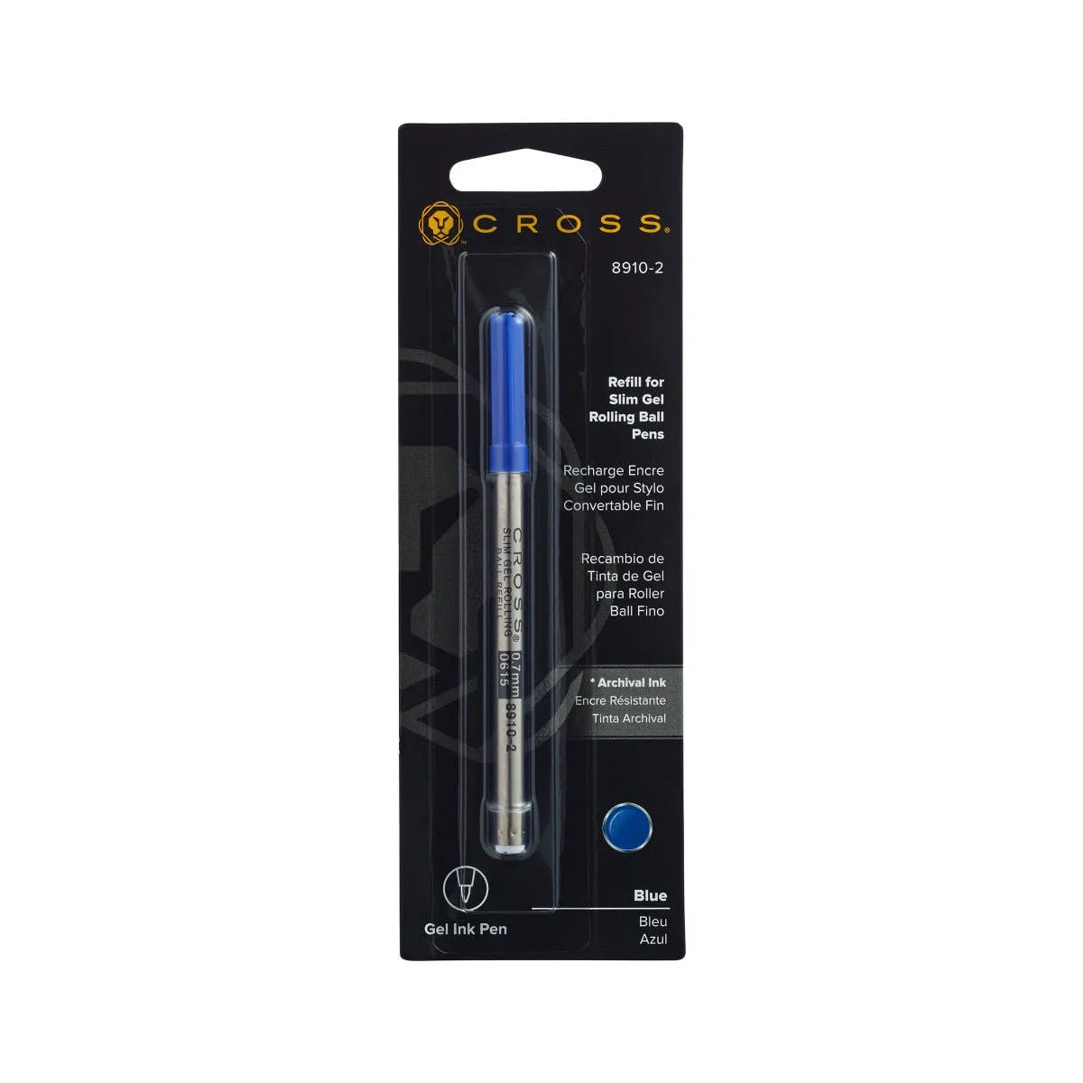 Cross Slim Gel Rollerball Refill - Blue