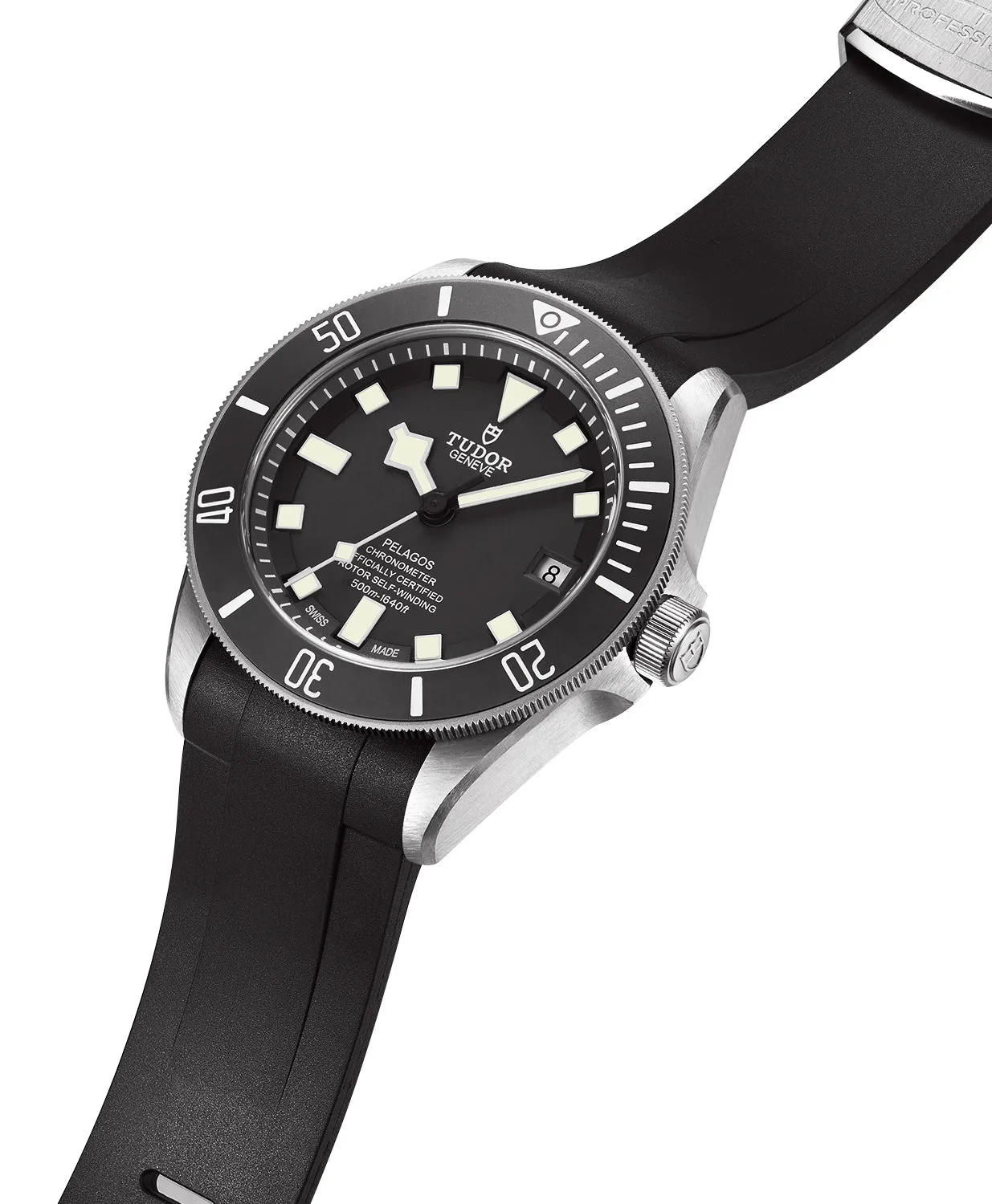 CURVED END RUBBER STRAP FOR TUDOR PELAGOS (TD02)