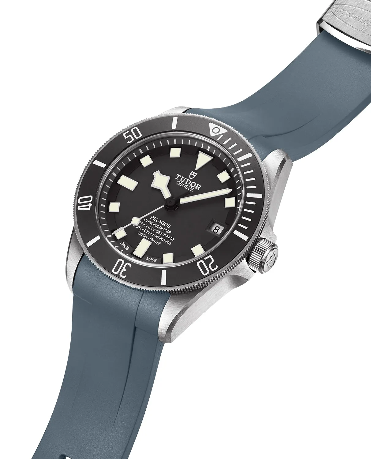 CURVED END RUBBER STRAP FOR TUDOR PELAGOS (TD02)