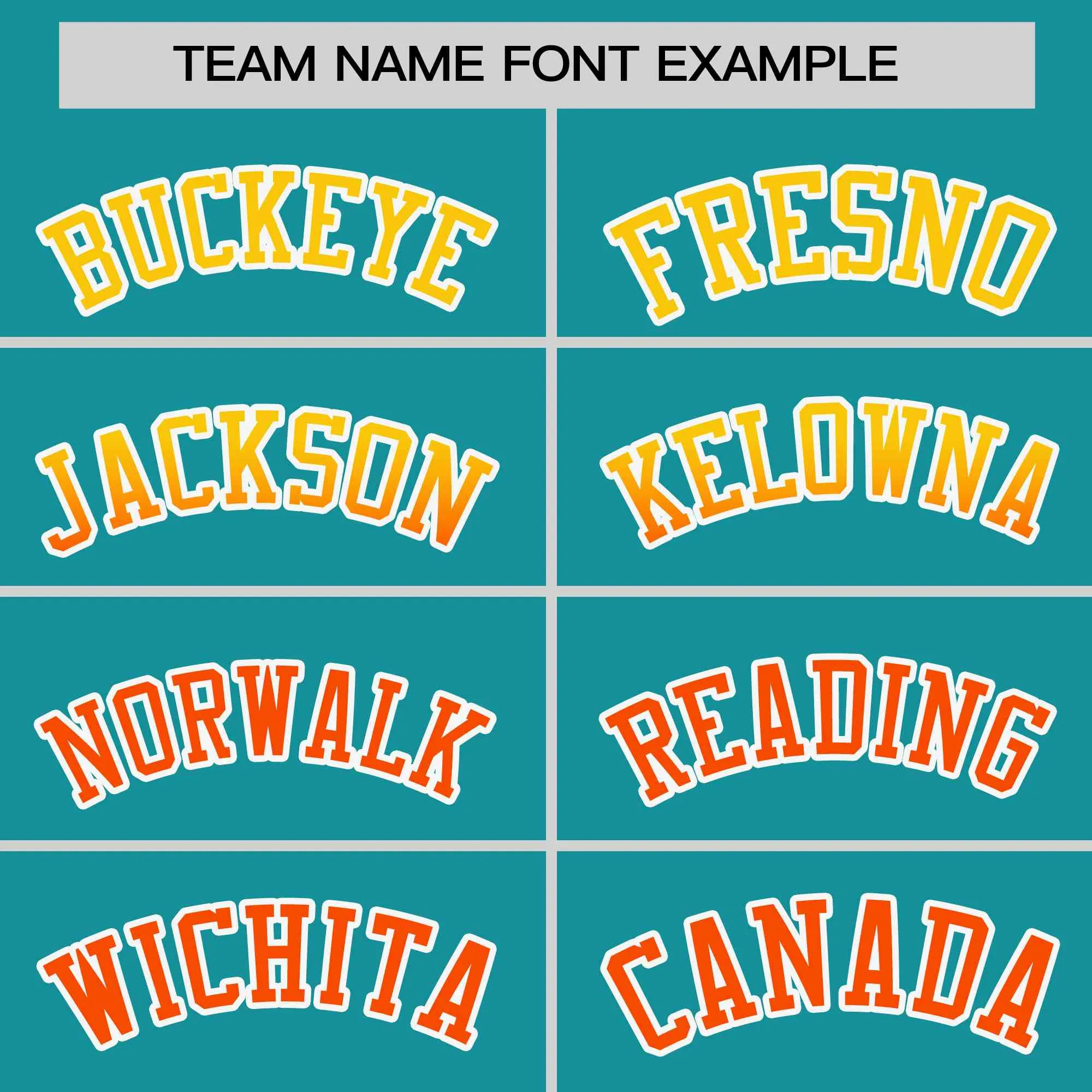 Custom Aqua Gold-Orange Personalized Gradient Font And Side Design Authentic Baseball Jersey