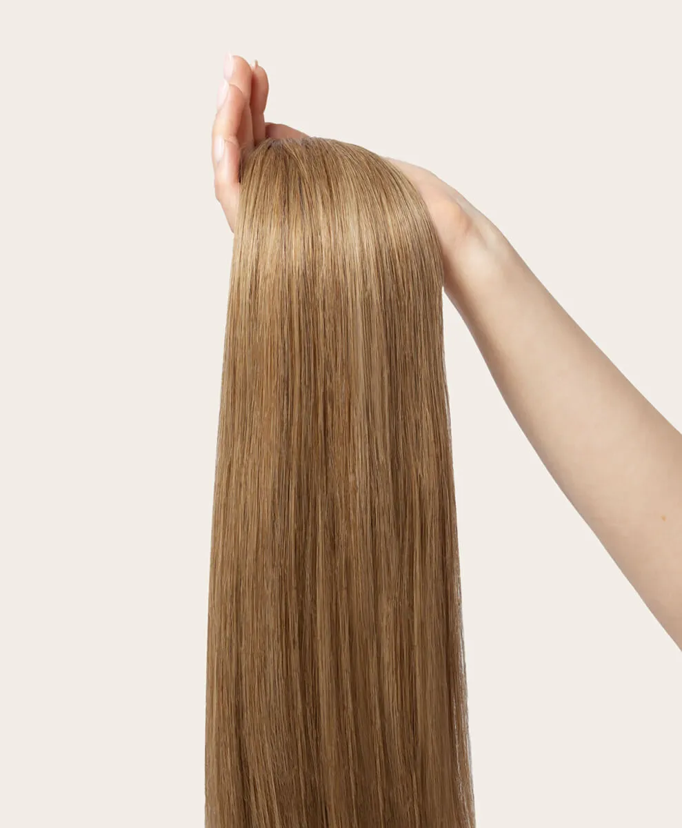 Dark Sandy Blonde, 16" Classic Clip-In Hair Extensions, #10 | 100g