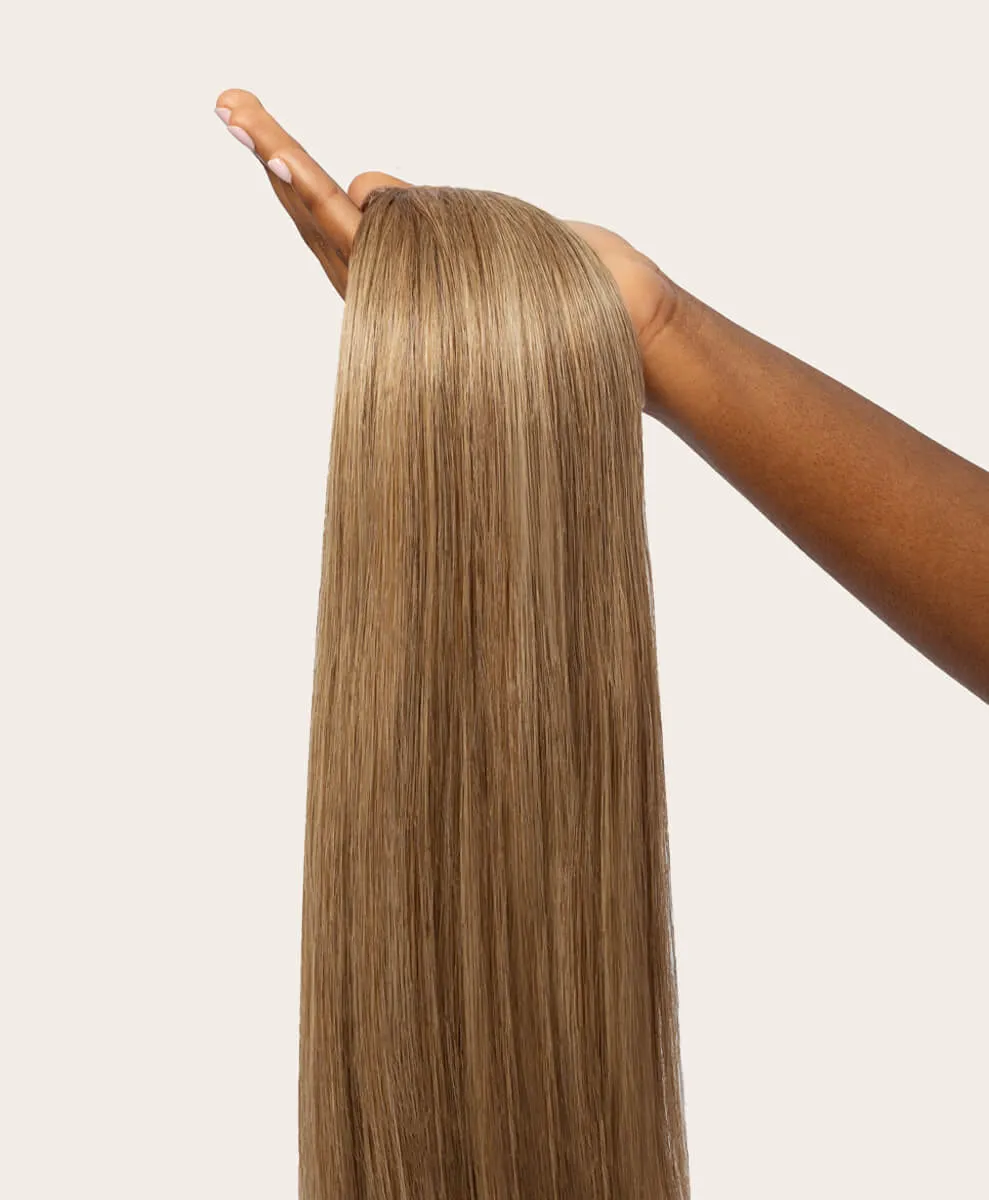 Dark Sandy Blonde, 16" Classic Clip-In Hair Extensions, #10 | 100g