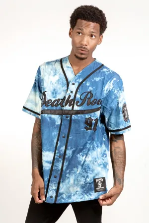 Death Row Records x King Ice - Tie-Dye Baseball Jersey