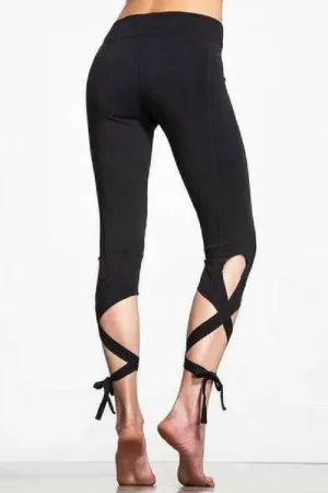 Diva Cross-Strap Leggings