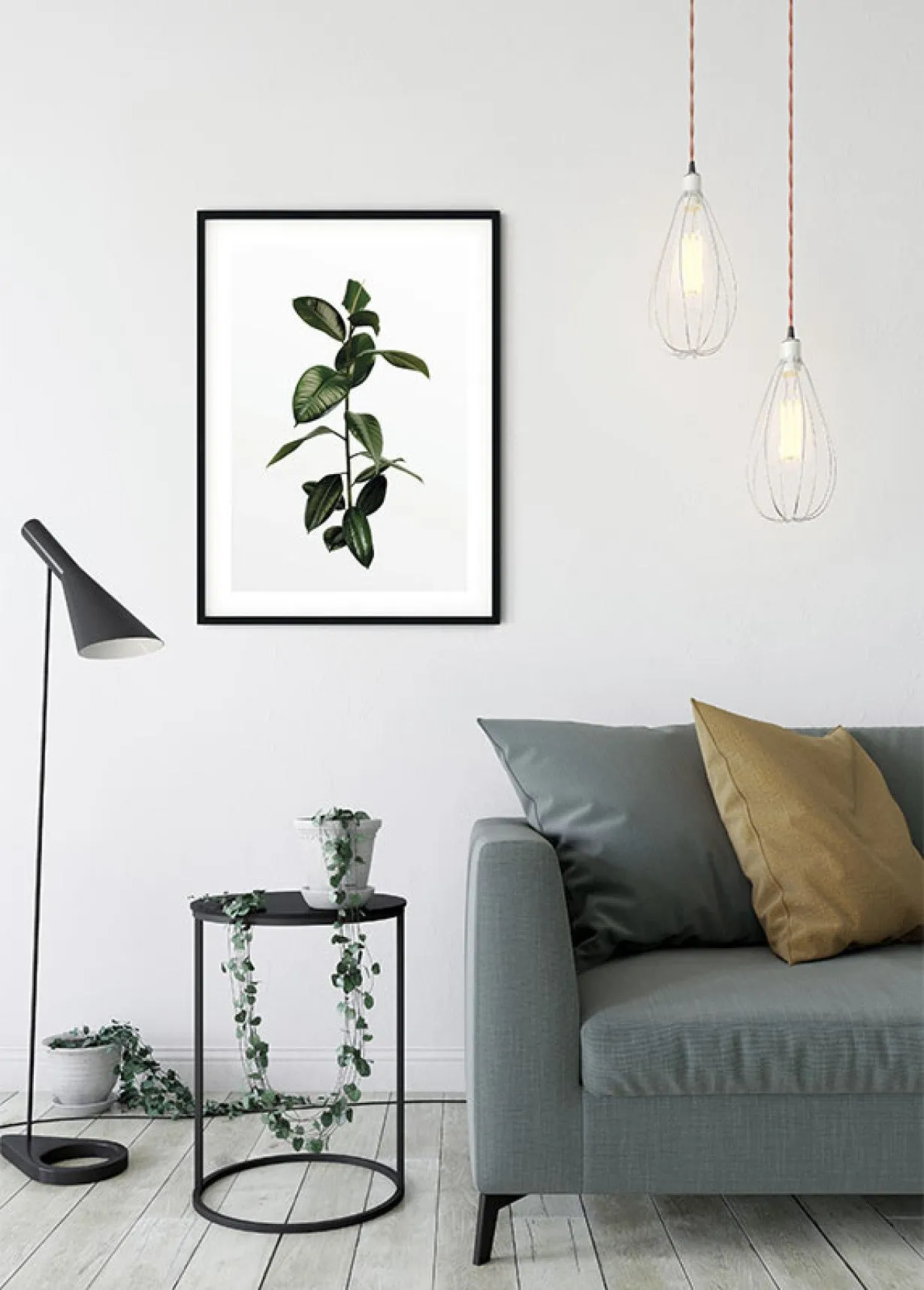 Ficus Branch Art Poster