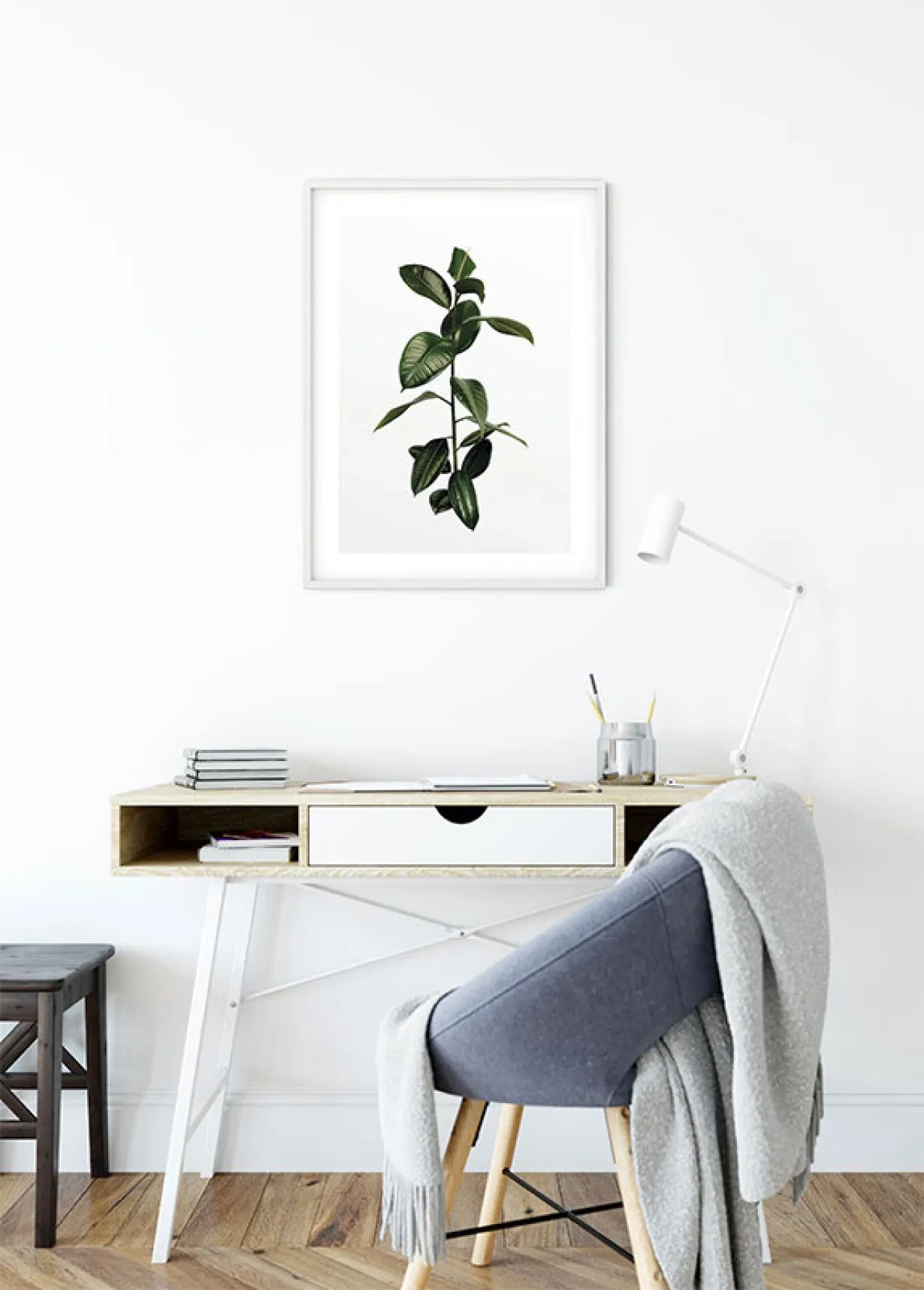 Ficus Branch Art Poster