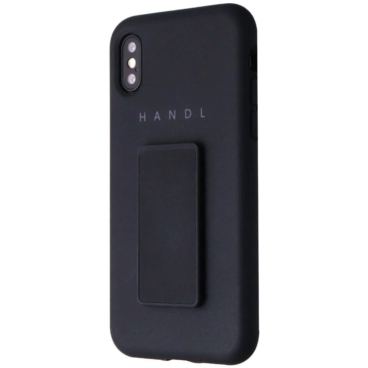 HANDL Hard Case with Built-in Hand Grip for Apple iPhone Xs & X - Matte Black