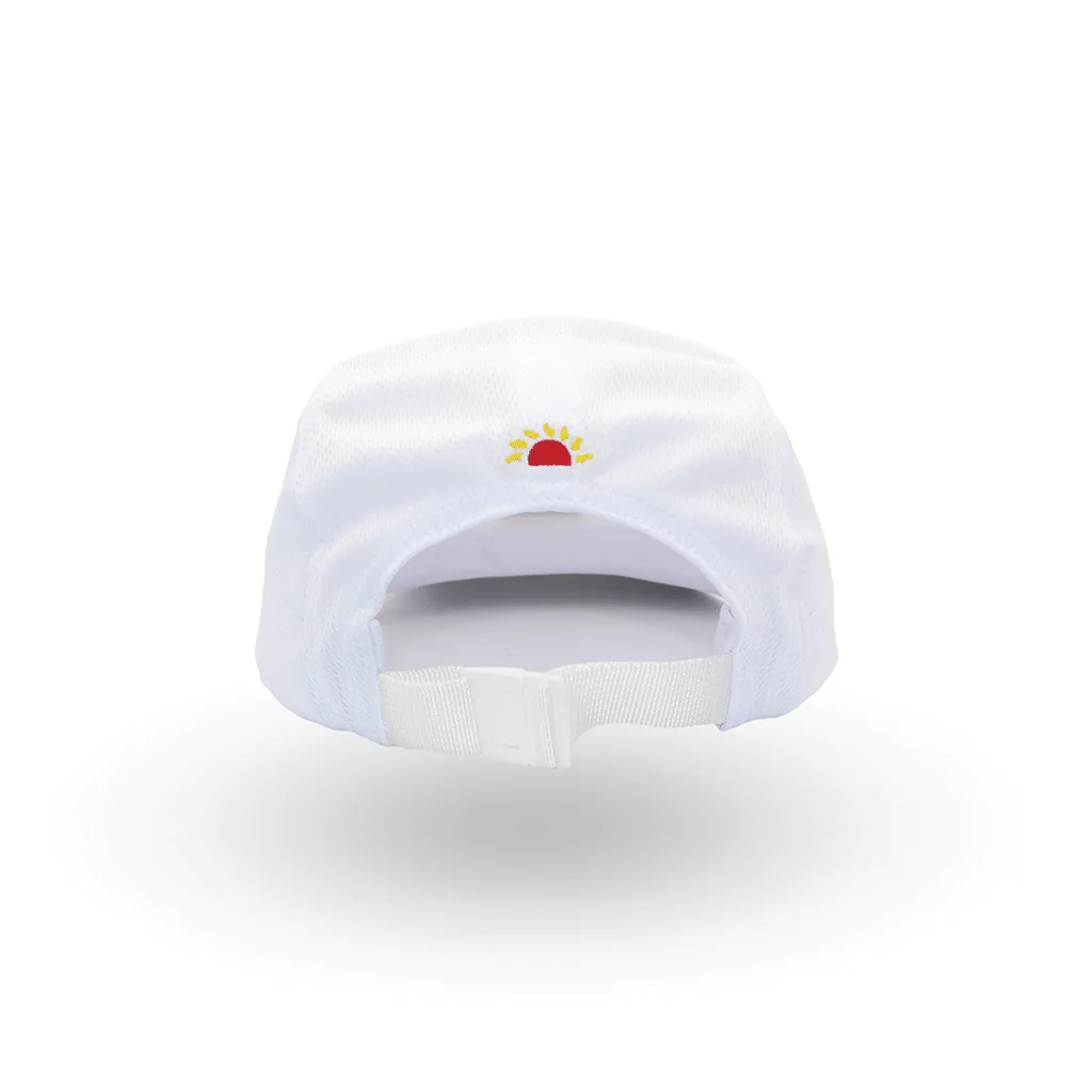 Helios Headwear Ultralight 7 Panel Soft Brim Cap - White