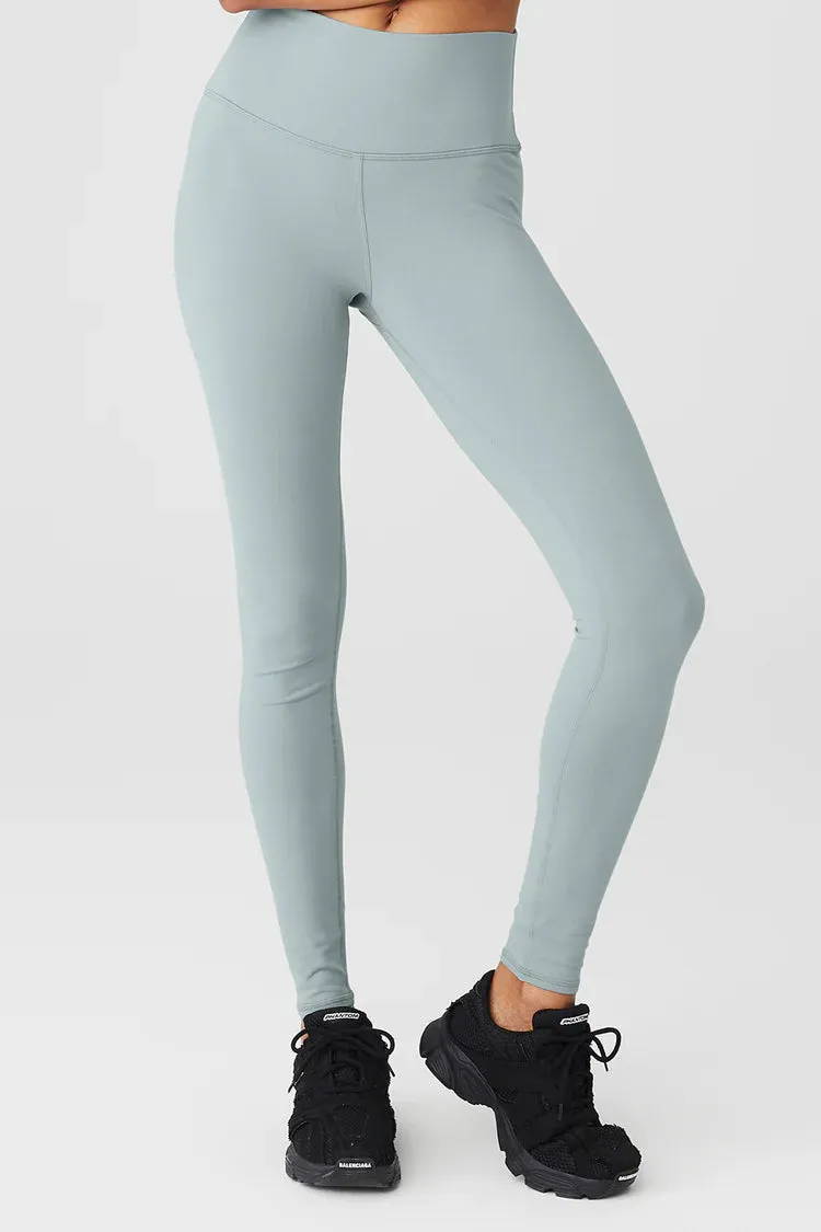 High Waist Airbrush Legging in Cosmic Grey