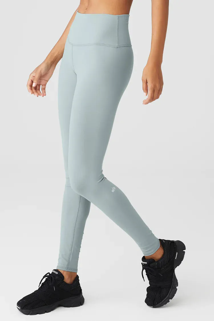 High Waist Airbrush Legging in Cosmic Grey