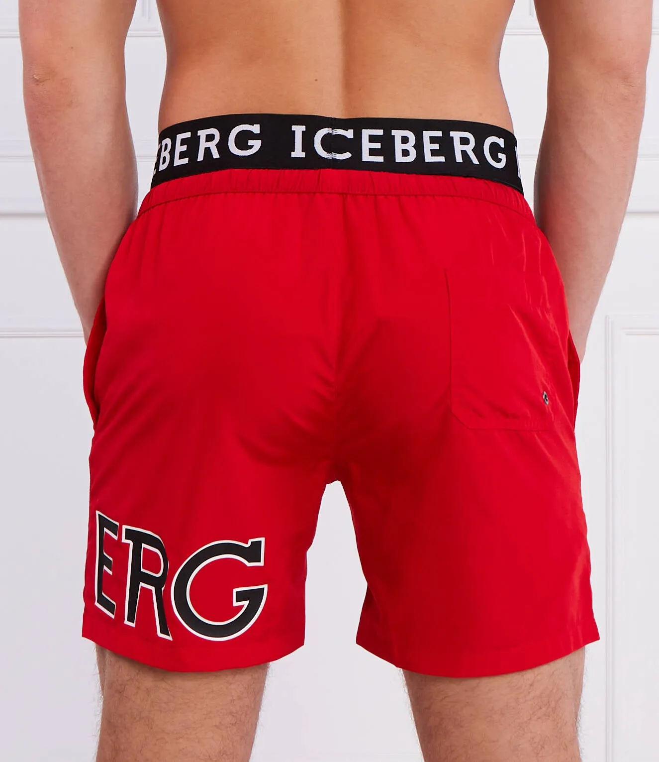 Iceberg Carry Over Swim Short (Red) - IICE3MBM11RED