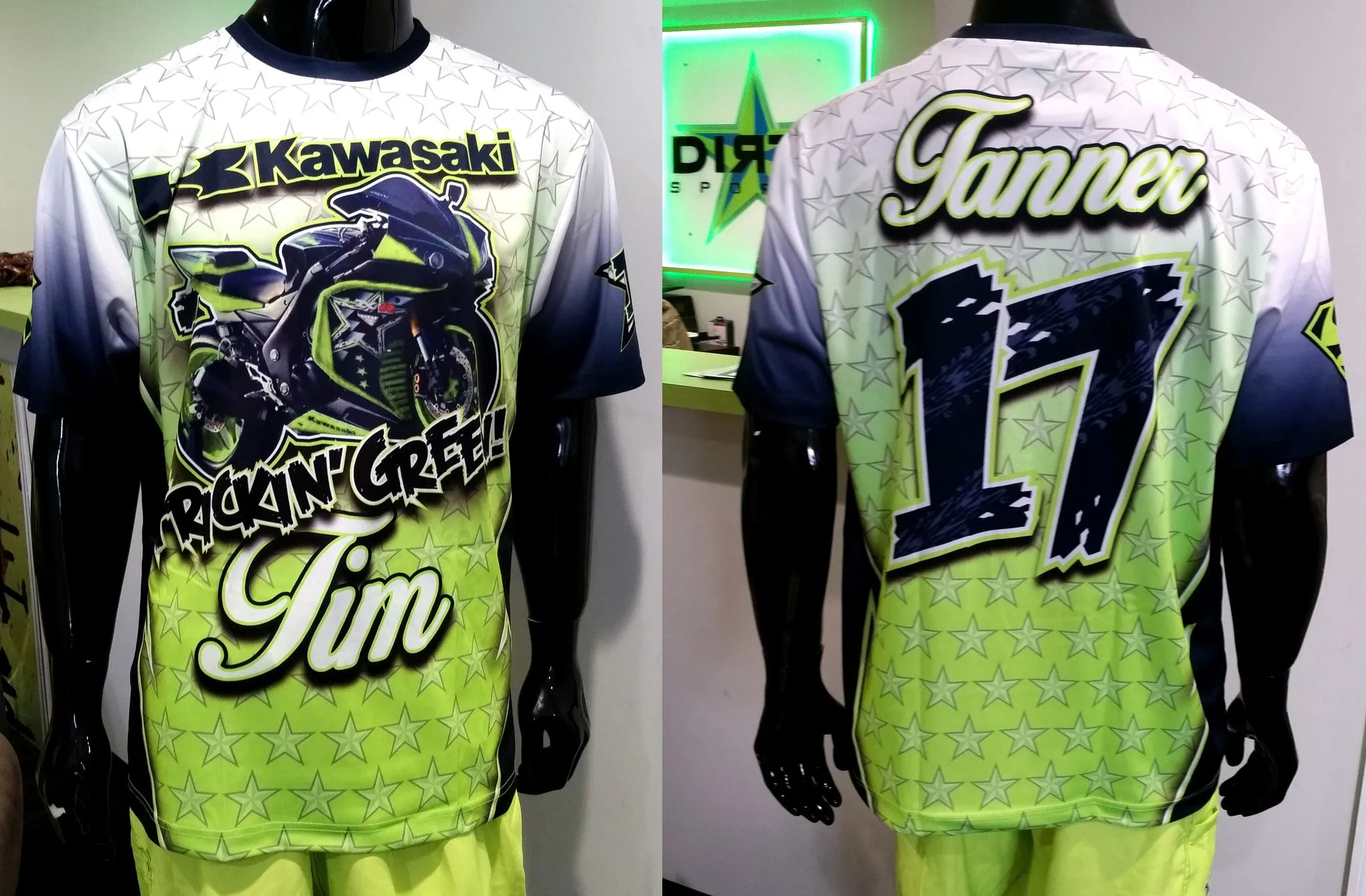 Kawasaki Frickin Green - Custom Full-Dye Jersey