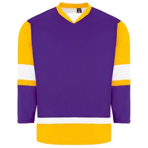 Kobe 5200 Purple/Gold/White Midweight League Hockey Jersey