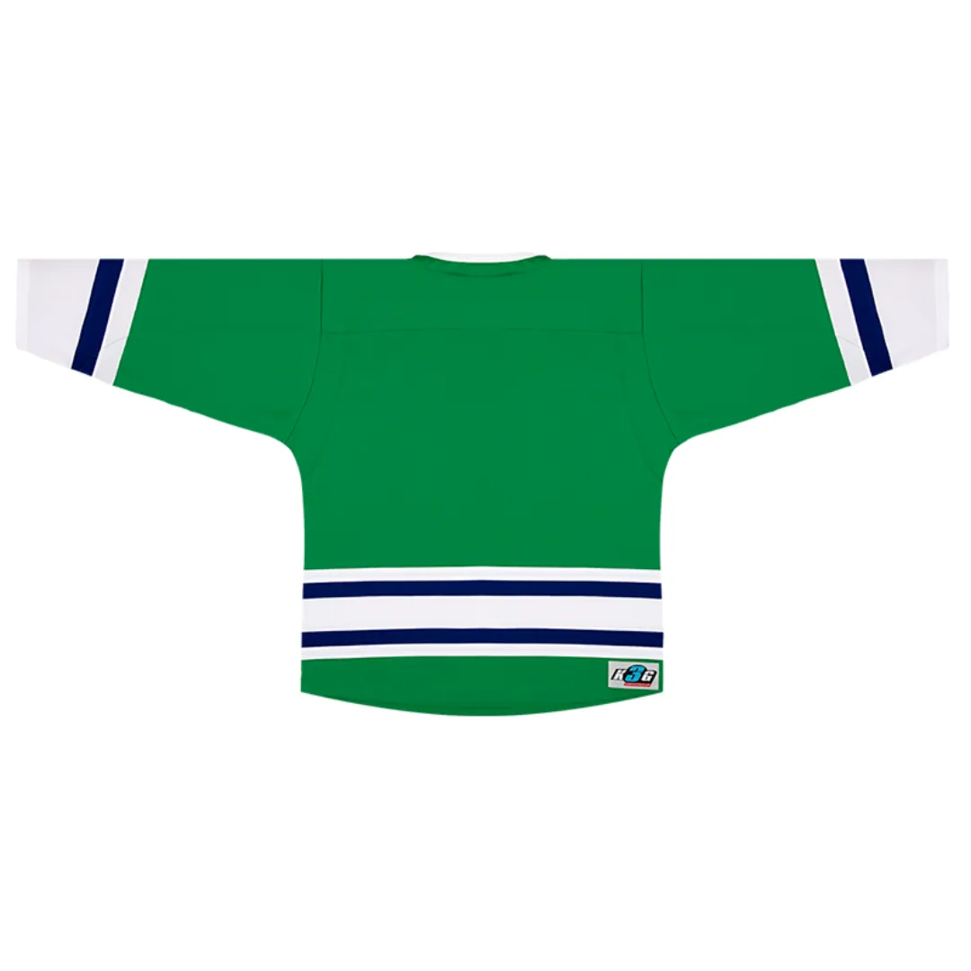 Kobe Sportswear K3G25H Hartford Whalers Home Kelly Green Pro Series Hockey Jersey