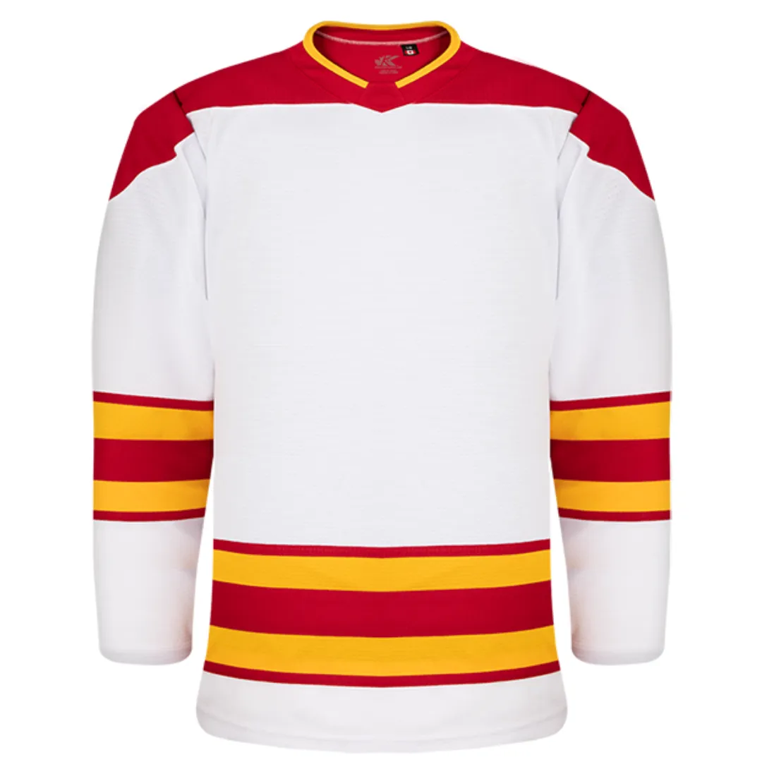 Kobe Sportswear K3G48W 2021 Calgary Flames Home White Pro Series Hockey Jersey