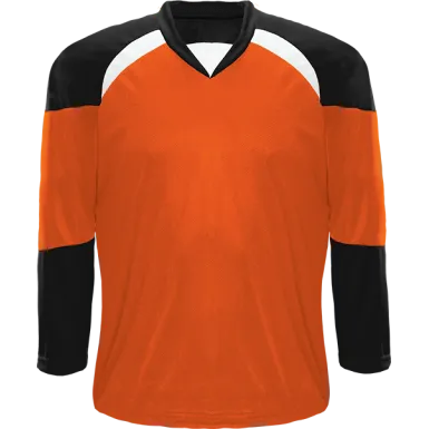 Kobe XJ5 Bright Orange/Black/White Midweight League Hockey Jersey