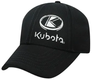 Kubota Hat Black Moisture Wicking