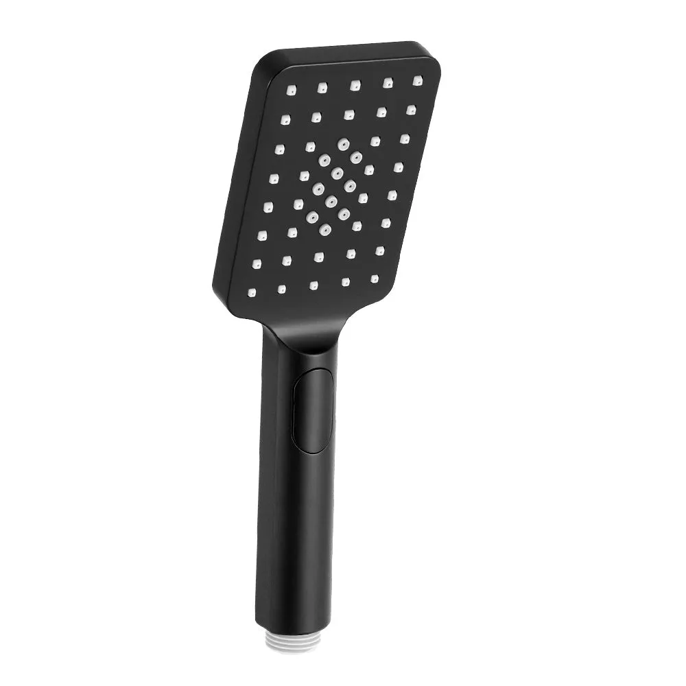 Matte Black High-Pressure Handheld Shower Head 3 Spray Modes