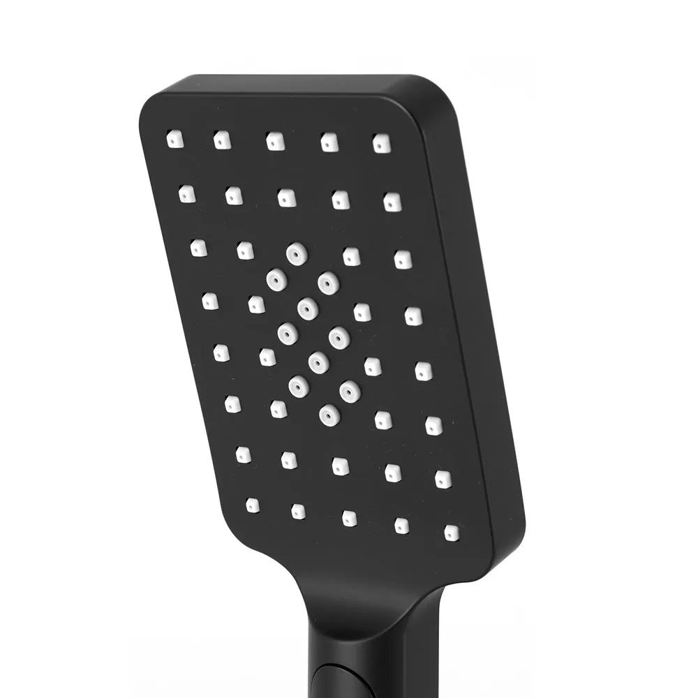 Matte Black High-Pressure Handheld Shower Head 3 Spray Modes