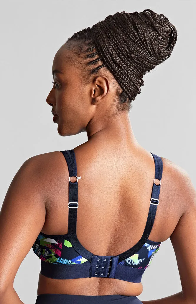 Non Wired Sports Bra In Graphic Print - Panache