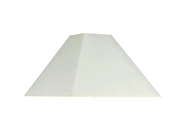 Pacific Lifestyle Cream Square Tapered 14" Shade