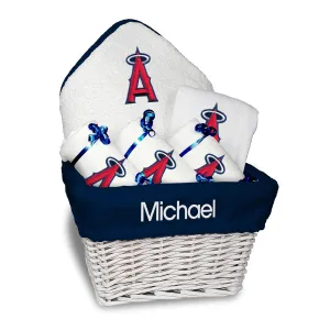 Personalized LA Angels Medium Basket - 6 Items