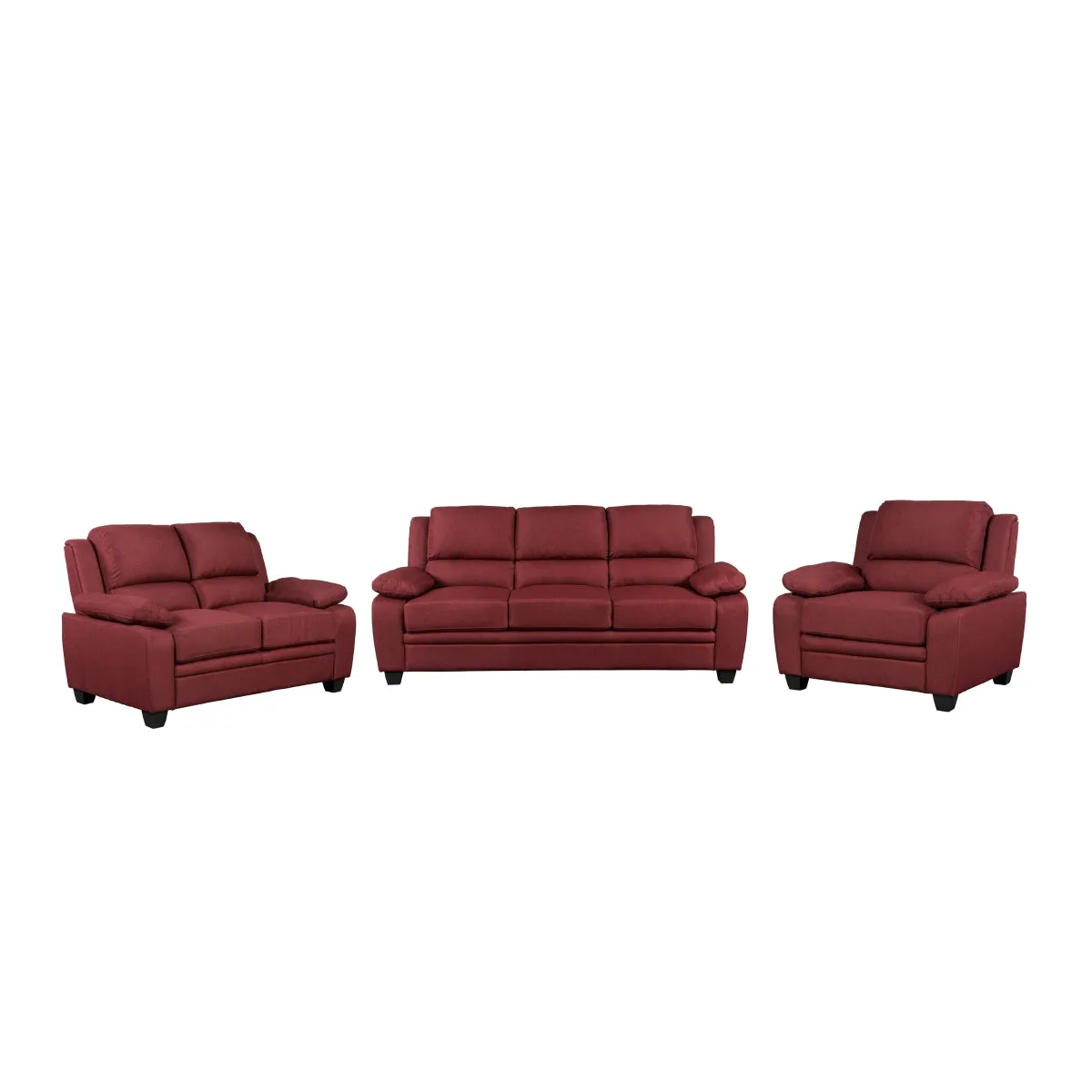 Red Fabric Sofa