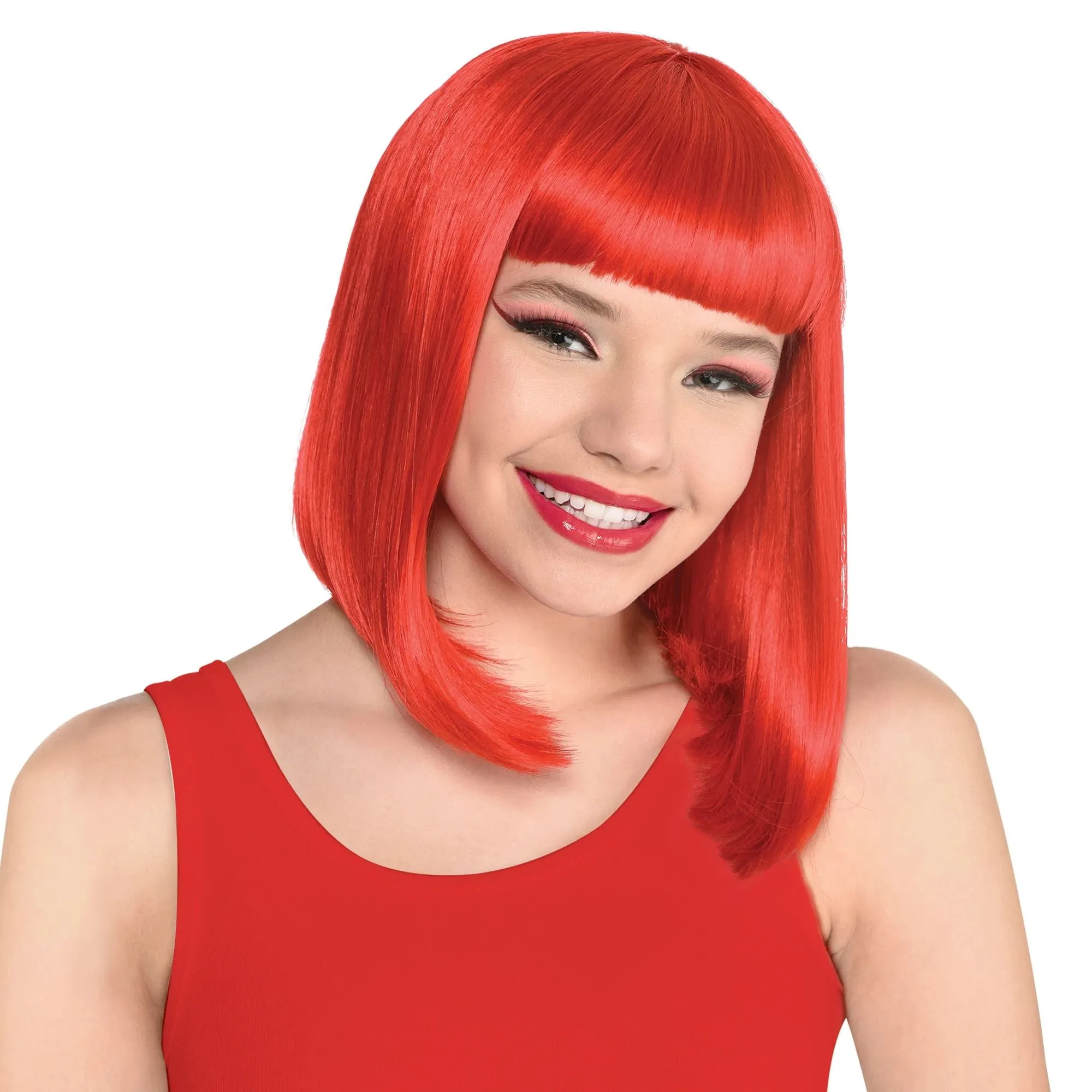 Red Long Bob Wig | 1ct