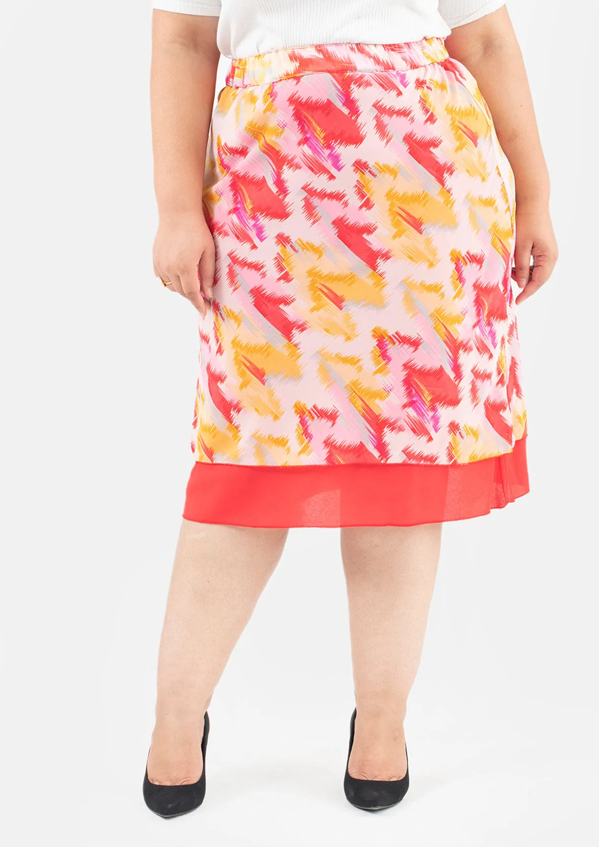 Reversible Skirt With Elasticated Waist