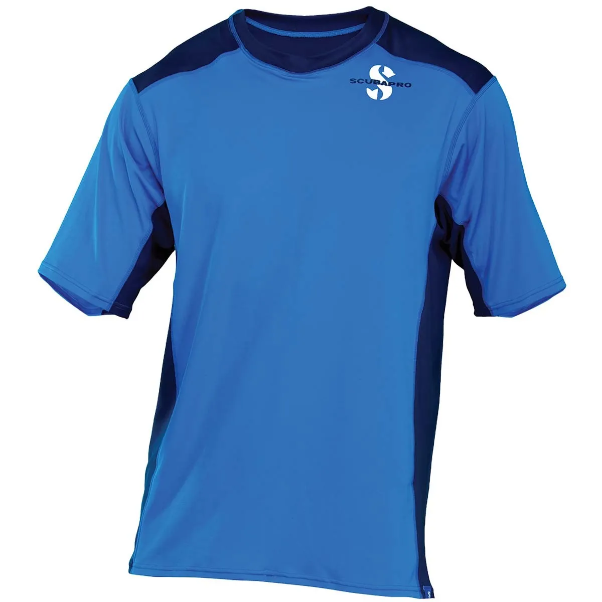 ScubaPro Men's UPF 50 Channel Flow Short Sleeve Rash Guard