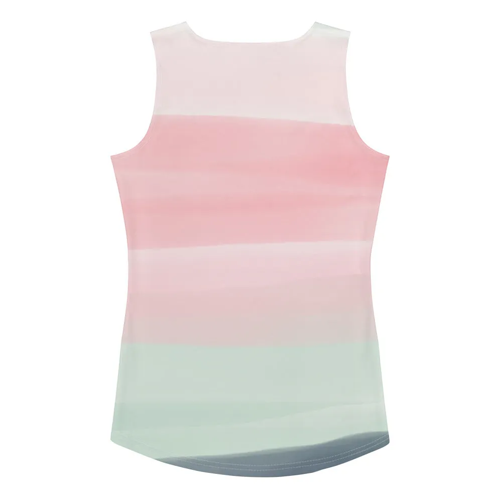 Sublimation Cut & Sew Tank Top Pink & Blue