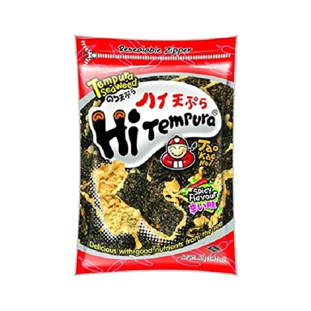 TAOKAENOI Hi-Tempura Crisp Seaweed - Spicy 40g