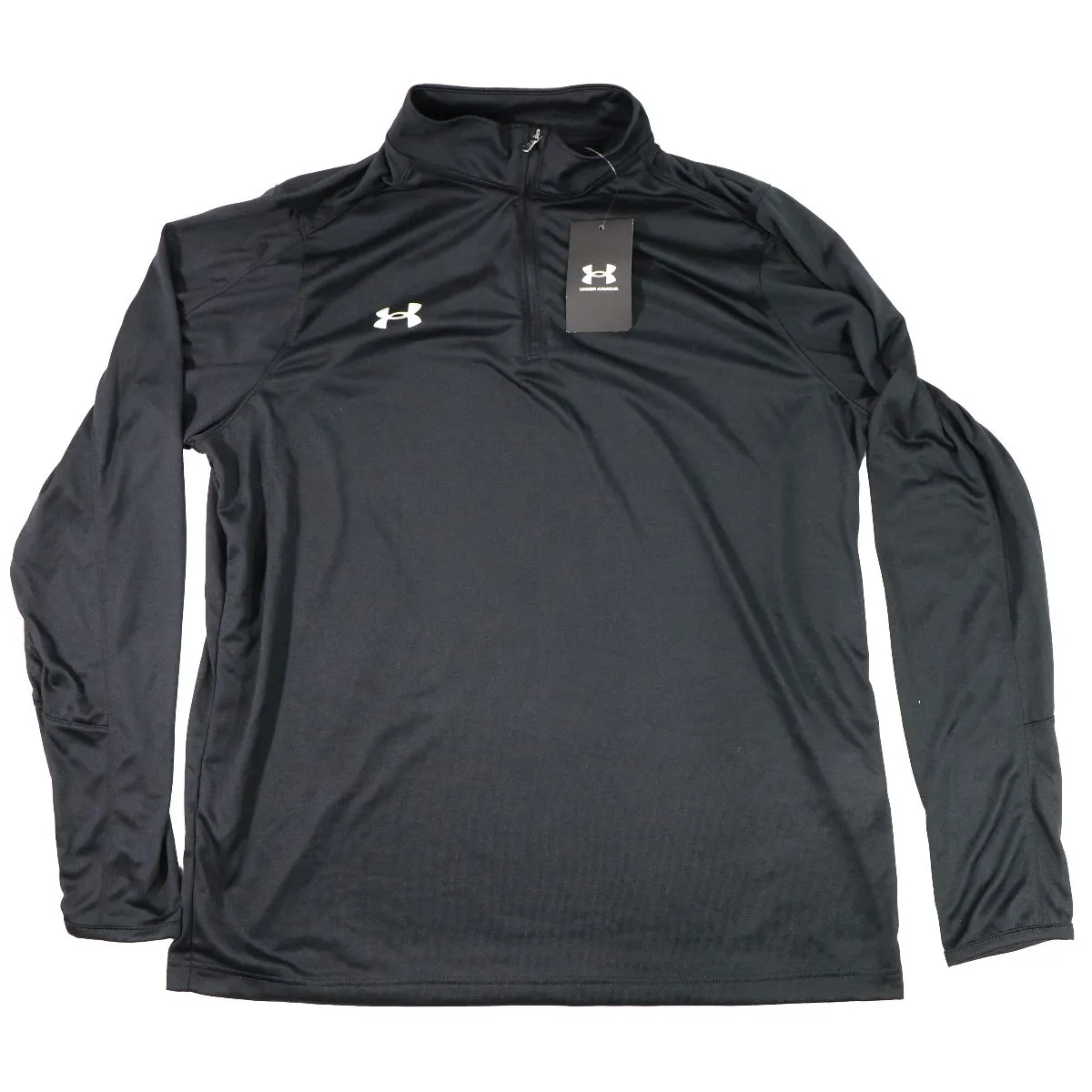 Under Armour Tech Loose Long-Sleeve Quarter Zip Shirt for Men - Large - Black