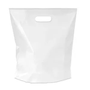 Wholesale 12W x 13 1/2H x 3 Digital Full Color Die Cut Plastic Bag - 9078