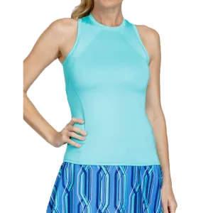 Women's Winnie Racerback Tennis Tank Ocean Mist