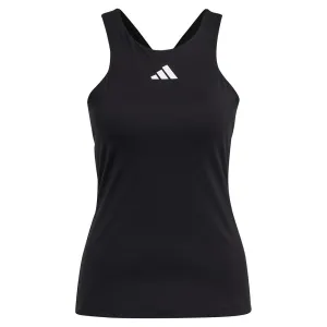 Women's Y-Back Tennis Tank Black